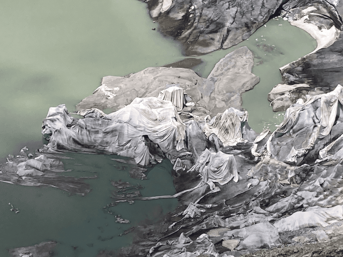 Photographie 1 du glacier du Rhône