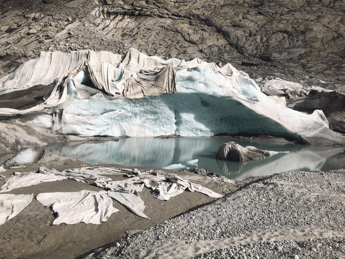 Photographie 2 du glacier du Rhône