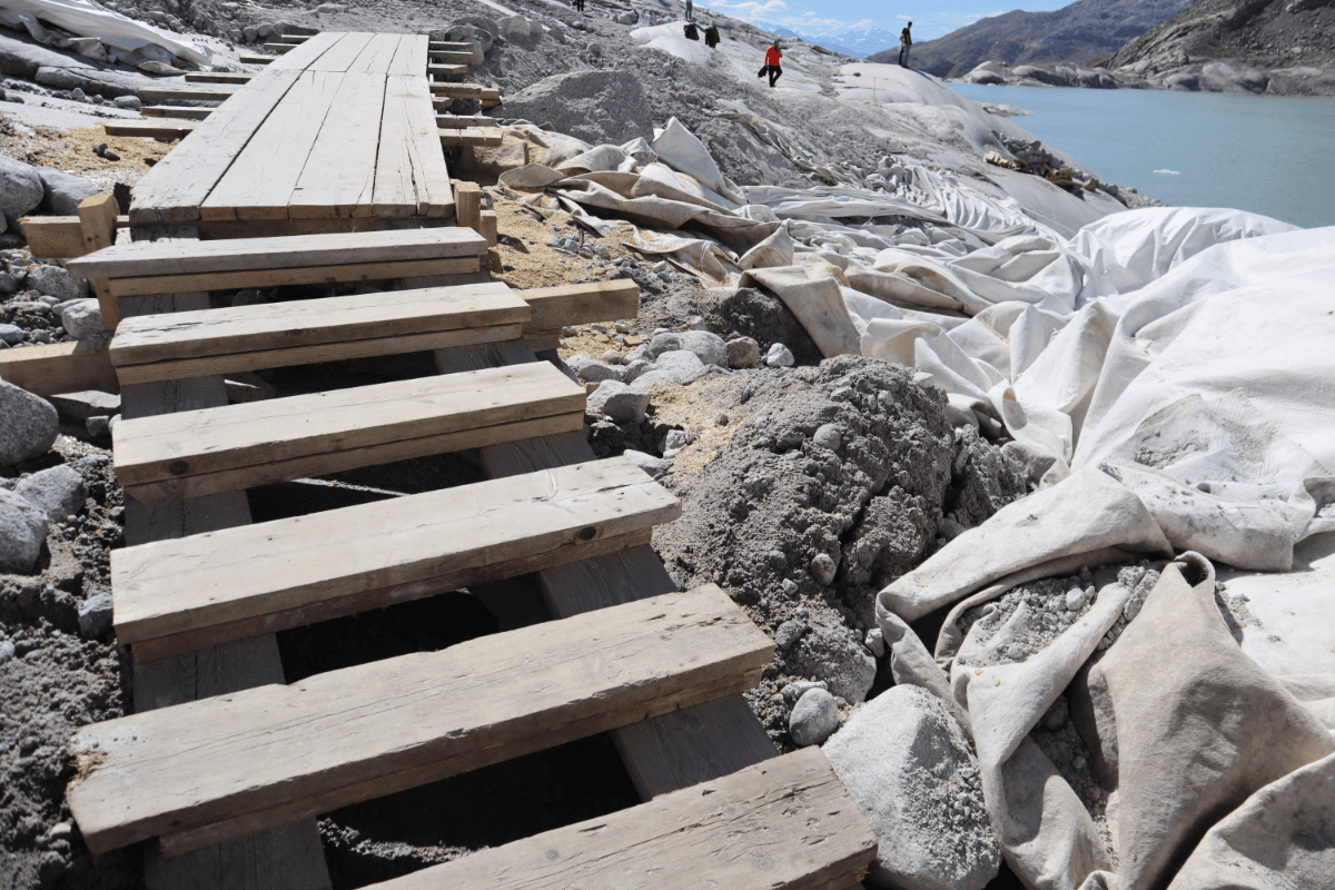 Photographie 3 du glacier du Rhône