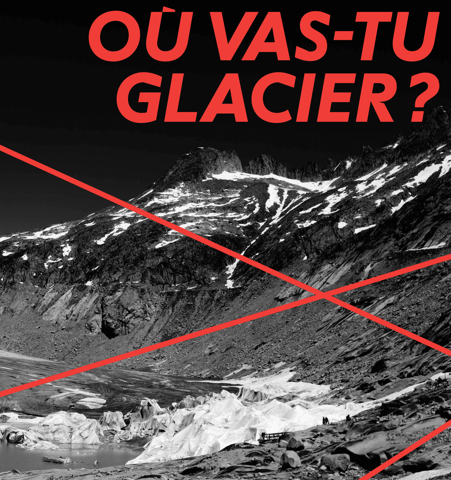 Glacier du Rhône, photographie du journal Où vas-tu glacier ?